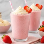 Strawberry and Vanilla Ice Cream Smoothie Recipe