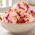 Raspberry Cheesecake Ice Cream Recipe